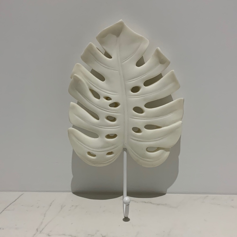 2 Pottery Barn Tropical Leaf Hooks